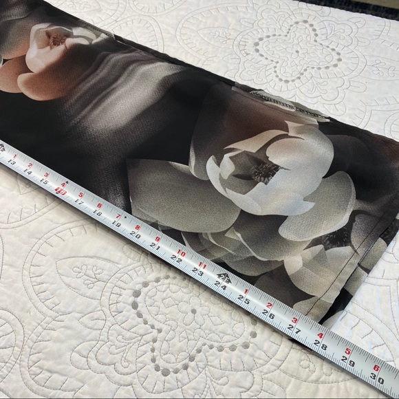 High Waist Wide Leg Floral Sheer Pants - Picture 12 of 14